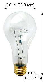 Incandescent Incandescent A21 100A21CL/99