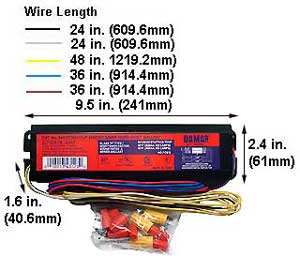 Ballasts Fluorescent Magnetic Ballasts T12 Med BiPin  -  T12 U-Bend 240-277SLHTCP