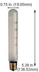 Incandescent Exit Sign Bulbs 20T6 1/2 /IF/SS