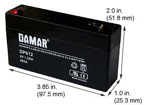 ***CLOSEOUT*** Specialty Batteries DP-612