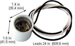 Sockets E26 Medium Screw 8403C-1 MEDIUM NOT 4KV RATED