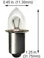 Incandescent Miniature B3.5 PR-2   (Carded)