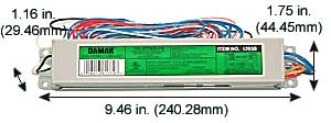Ballasts Fluorescent Magnetic Ballasts T10 EL340-120-277HFRS
