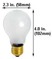 Incandescent Incandescent A19 50A19/RS ROUGH SERVICE