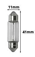 Miniature Festoon 3W 24V FESTOON 11X41MM