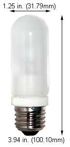 Tungsten Halogen(Quartz) Tungsten Halogen JTT JTT150WF 