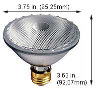 Tungsten Halogen(Quartz) Tungsten Halogen Bulbs Medium Par30SN 50PAR30QFL/SN/40