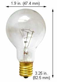 Incandescent Incandescent A15 40A15/E17/CL 