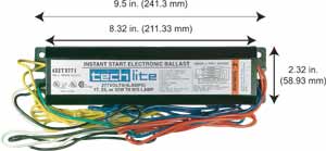 Ballasts Fluorescent Electronic Ballasts T8 432T8277I (D)   277V