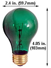 Incandescent Colored A Lamps 25A99TG