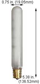 Incandescent Exit Sign Bulbs 25T6 1/2 /IF/SS
