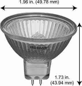 Tungsten Halogen(Quartz) Tungsten Halogen MR16 EXT/FROST MR16 50W 120V