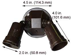 Fixtures Incandescent Fixtures Par Holders 2 LAMP PAR HOLDER KIT