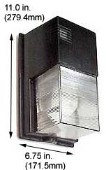 Fixtures High Pressure Sodium (H.P.S.)  Fixtures Wall Mount ES2-50C