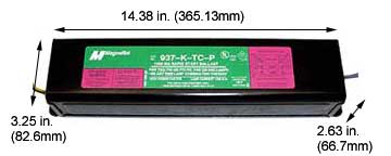 Ballasts Fluorescent Magnetic Ballasts PG17 (2) F72/96T12/10 PG17 VHO