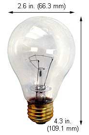 Incandescent Incandescent A21 67A21/TS