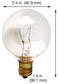Incandescent Incandescent G12 15G12/CL 120V