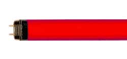 Fluorescent Fluorescent Safe-Shield T8 Medium BiPin F15T8/RED JACKETED