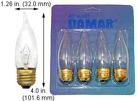 Incandescent Incandescent EFC 40EFC  32MM  4-Pack
