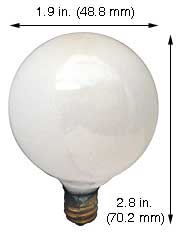Incandescent Incandescent G16.5 40G16.5W