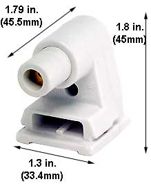 Sockets Fluorescent Sockets Single pin Sockets 2536 PLUNGER LAMP HOLDER