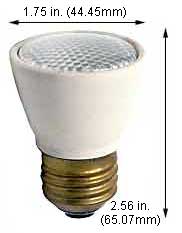 Tungsten Halogen(Quartz) Tungsten Halogen Bulbs Medium Par14 35PAR14/CAP/FL/50