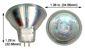 Tungsten Halogen(Quartz) Tungsten Halogen MR11 JCRM6V20W/CG 