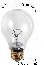 Incandescent Incandescent A21 150A21/TS