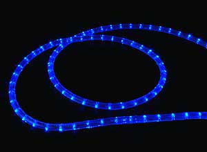 Specialty Rope Lighting 3-Wire Rope Lighting DL-3W-300-120V-LED-BLUE
