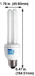 Fluorescent Compact Fluorescent Double Twin Medium Screw EL15W/DTT/27K 