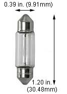 Incandescent Miniature Festoon 210-2