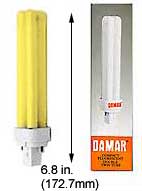 Fluorescent Compact Fluorescent Double Twin Shape(2pin) F26DTT/YELLOW