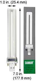 Fluorescent Compact Fluorescent Single Twin Tube F13TT/827