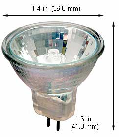 Tungsten Halogen(Quartz) Tungsten Halogen MR11 JCRM12V10W/CG