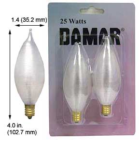 Incandescent Incandescent C11 25C11SG 