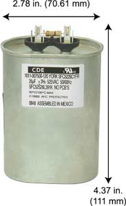 Ballasts Ballast Accessories Capacitors 1000WHPS CAPACITOR      25PK