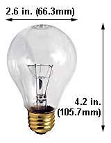 Incandescent Incandescent A21 40A/TS 