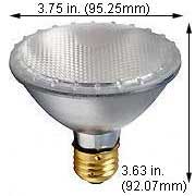 Shatter Resistant Incandescent Safe-Shield R - BR - Par Lamps 50PAR30QFL/SN/SS SAFE-SHIELD