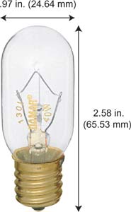 Incandescent Incandescent T8 40T8/N MICROWAVE
