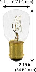 Incandescent Incandescent PR 15W PR 230V