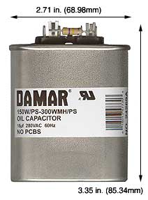 Ballasts Ballast Accessories Capacitors 150WMH-PS/300WMH-PS OR 35W HPS CAPACITOR