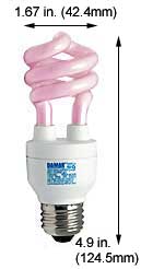 Fluorescent Compact Fluorescent Colored HM11SL/PINK
