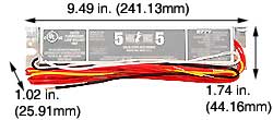 Ballasts Fluorescent Magnetic Ballasts T10 WH5-277-L