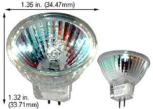 Tungsten Halogen(Quartz) Tungsten Halogen MR11 Q20/MR11/CG 24V (FTD/24V/CG)