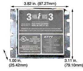 Ballasts Fluorescent Magnetic Ballasts Circline WH3-277-BLS 277v