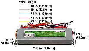 Ballasts Fluorescent Electronic Ballasts T12 EL2110-277HF