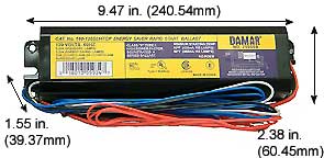 Ballasts Fluorescent Magnetic Ballasts T12 Med BiPin  -  T12 U-Bend 140-120SLHTCP       