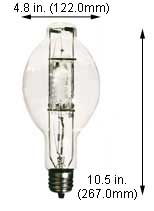 H.I.D. Safe-Shield Shatter Resistant MP400W/BU/UVP/3K/SSFC 