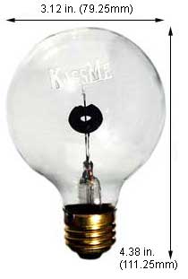 Incandescent Incandescent G25 G25 KISS ME 120V