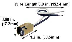 Incandescent Sockets - Adaptors DC BAYONET INDEXING (BAY15D)